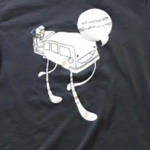 CIRCA SURVIVE Men’s Band T-Shirt in Grey and White